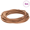 Nahkanyöri 1 Ruskea Ø5 mm x 5 m Nahka