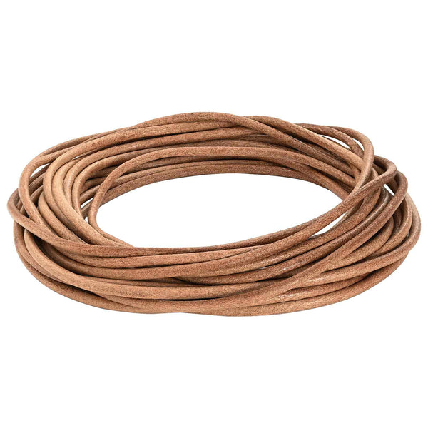 Nahkanyöri 1 Ruskea Ø5 mm x 50 m Nahka