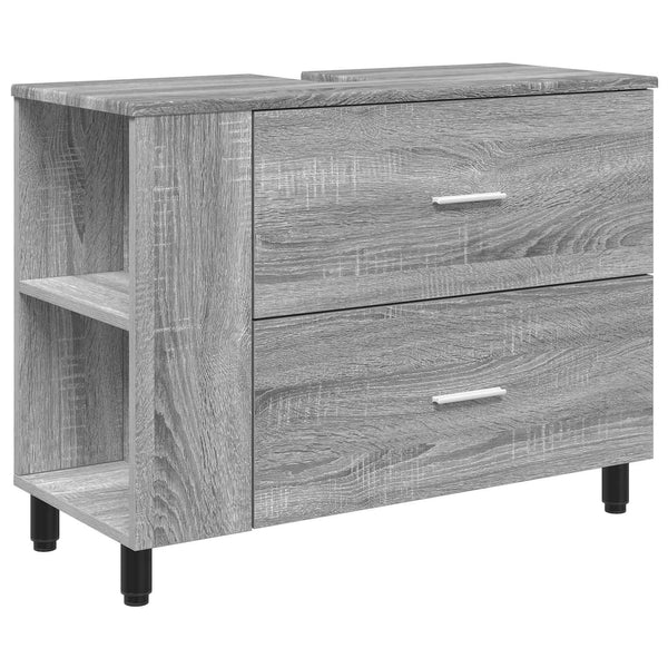 Kylpyhuoneen peilikaappi Harmaa Sonoma 80 x 35 x 60 cm
