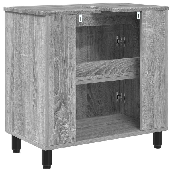 Kylpyhuoneen peilikaappi Harmaa Sonoma 60 x 35 x 60 cm