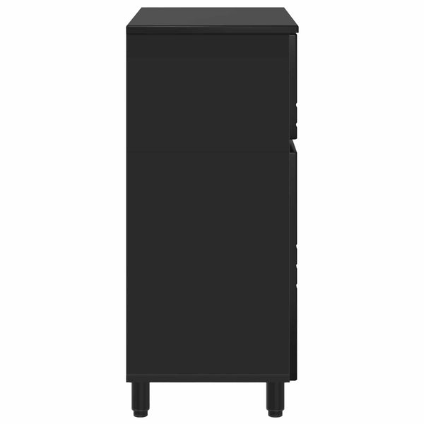 Kylpyhuoneen peilikaappi Musta 60 x 35 x 80 cm Tekninen puu