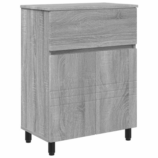 Kylpyhuoneen peilikaappi Harmaa Sonoma 60 x 35 x 80 cm
