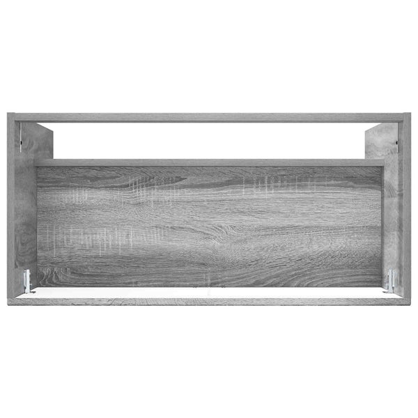 Kylpyhuoneen allaskaappi Harmaa Sonoma 78,5 x 37,5 x 81 cm