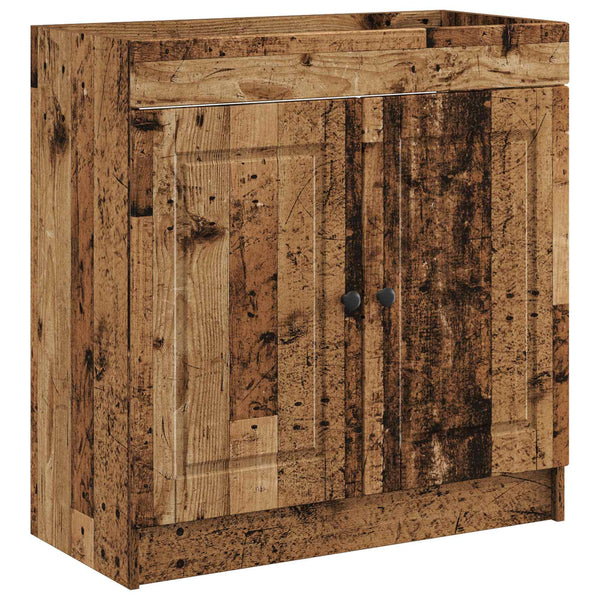 Kylpyhuoneen allaskaappi Vanha puu 78,5 x 37,5 x 81 cm