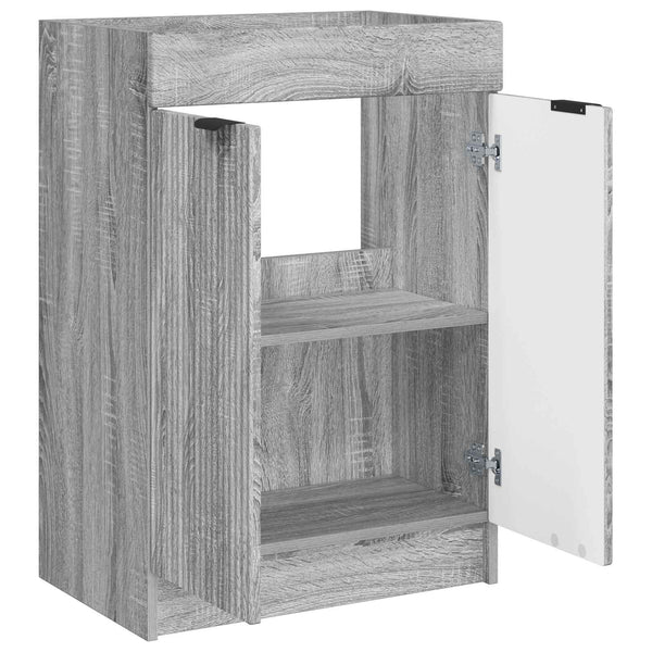 Kylpyhuoneen allaskaappi Harmaa Sonoma 78,5 x 37,5 x 81 cm