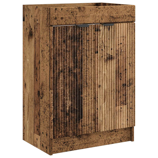 Kylpyhuoneen allaskaappi Vanha puu 78,5 x 37,5 x 81 cm