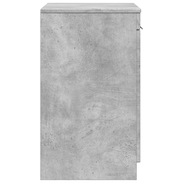 Kylpyhuonekaappi Betoninharmaa 54 x 41 x 70 cm Tekninen puu
