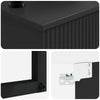 Seinälle kiinnitettävä pesuallas Musta 53 x 35 x 39 cm