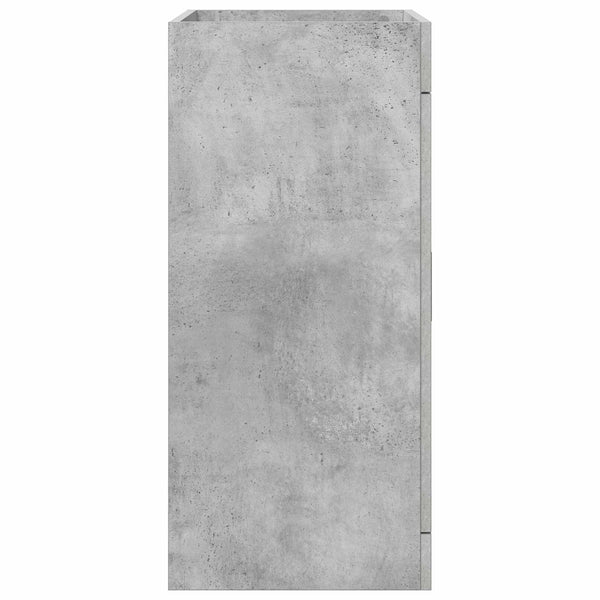 Kylpyhuoneen allaskaappi Betoninharmaa 56 x 37,5 x 81 cm