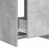 Kylpyhuoneen allaskaappi Betoninharmaa 56 x 37,5 x 81 cm