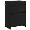 Kylpyhuoneen allaskaappi Musta tammi 56 x 37,5 x 81 cm