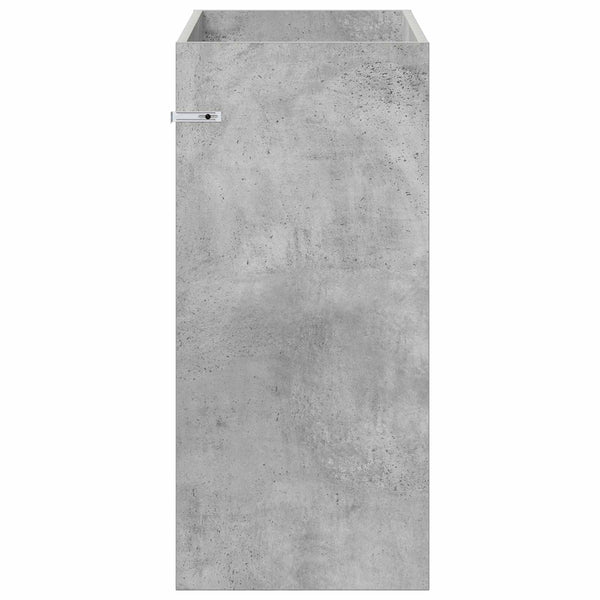 Kylpyhuoneen allaskaappi Betoninharmaa 78,5 x 37,5 x 81 cm