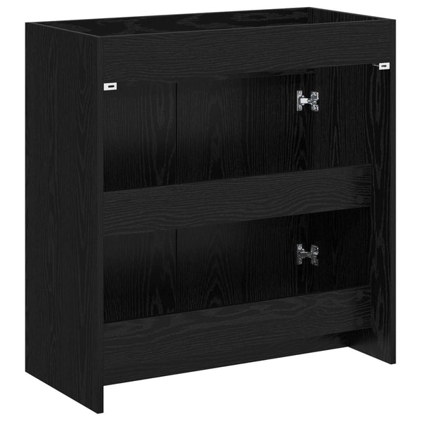 Kylpyhuoneen allaskaappi Musta tammi 78,5 x 37,5 x 81 cm