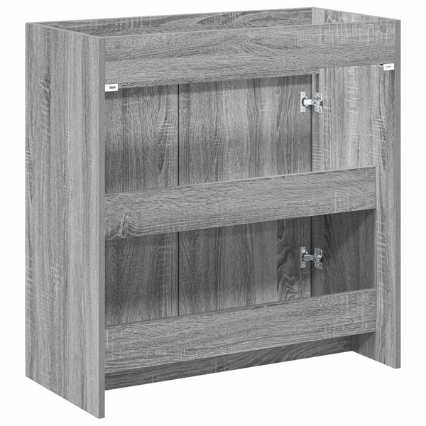 Kylpyhuoneen allaskaappi Harmaa Sonoma 78,5 x 37,5 x 81 cm
