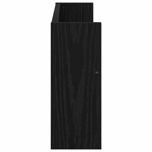 Lehtiteline 2 kpl Musta tammi. 60 x 12 x 30 cm Tekninen puu