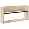 Lehtiteline hyllyllä Sonoman tammi 60 x 12 x 30 cm Tekninen puu