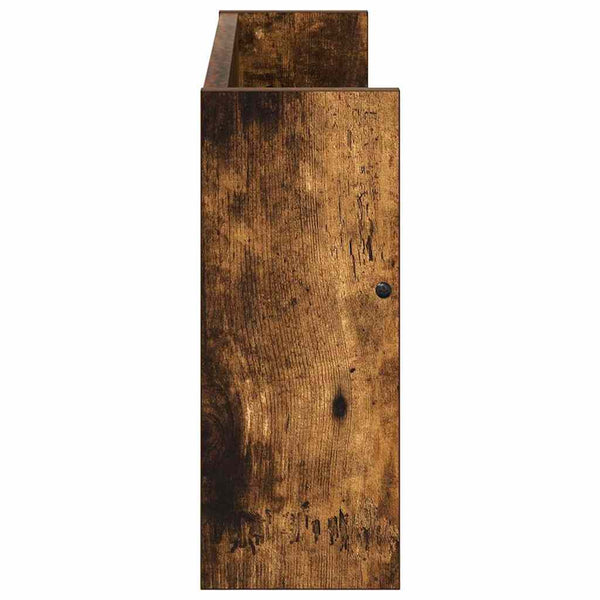 Lehtiteline 2 kpl Savupähkinä 60 x 12 x 30 cm Tekninen puu