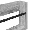 Lehtiteline hyllyllä Harmaa Sonoma 60 x 12 x 30 cm Tekninen puu