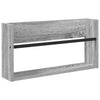 Lehtiteline hyllyllä Harmaa Sonoma 60 x 12 x 30 cm Tekninen puu