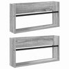 Lehtiteline 2 kpl Harmaa Sonoma 60 x 12 x 30 cm Tekninen puu