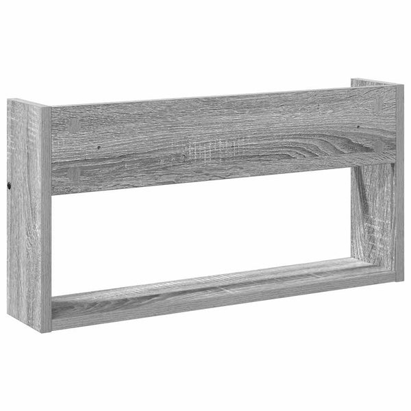 Lehtiteline 2 kpl Harmaa Sonoma 60 x 12 x 30 cm Tekninen puu