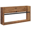 Lehtiteline hyllyllä Vanha puu 60 x 12 x 30 cm Tekninen puu