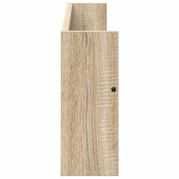 Lehtiteline hyllyllä Sonoman tammi 80 x 12 x 30 cm Tekninen puu