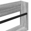 Lehtiteline 2 kpl Harmaa Sonoma 80 x 12 x 30 cm Tekninen puu