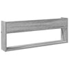 Lehtiteline 2 kpl Harmaa Sonoma 80 x 12 x 30 cm Tekninen puu