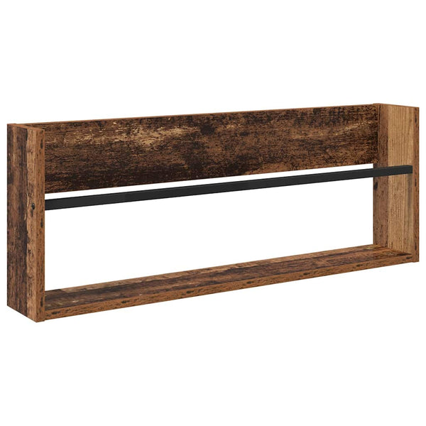 Lehtiteline 2 kpl Vanha puu 80 x 12 x 30 cm Tekninen puu