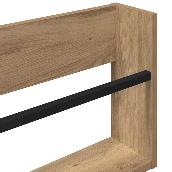 Lehtiteline 2 kpl Artisan tammi 80 x 12 x 30 cm Tekninen puu