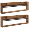 Lehtiteline 2 kpl Vanha puu 100 x 12 x 30 cm Tekninen puu
