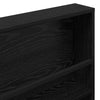 Lehtiteline 2 kpl Musta tammi. 60 x 12 x 70 cm Tekninen puu