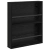 Lehtiteline 2 kpl Musta tammi. 60 x 12 x 70 cm Tekninen puu