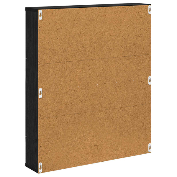 Lehtiteline 2 kpl Musta tammi. 60 x 12 x 70 cm Tekninen puu