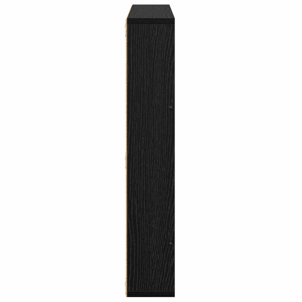 Lehtiteline 2 kpl Musta tammi. 60 x 12 x 70 cm Tekninen puu