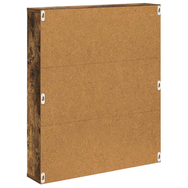 Lehtiteline hyllyllä Savutammi 60 x 12 x 70 cm Tekninen puu