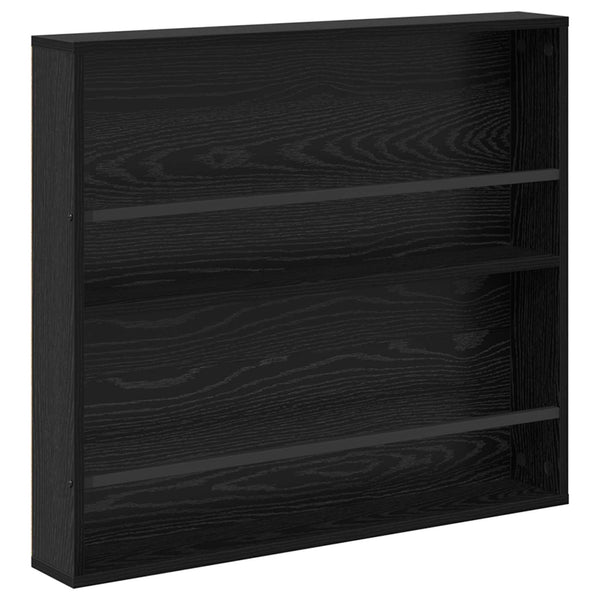 Lehtiteline 2 kpl Musta tammi. 80 x 12 x 70 cm Tekninen puu