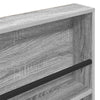 Lehtiteline 2 kpl Harmaa Sonoma 80 x 12 x 70 cm Tekninen puu