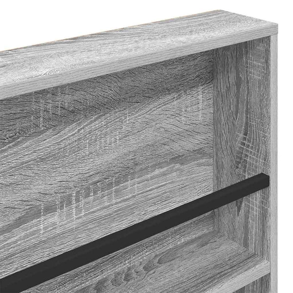 Lehtiteline Harmaa Sonoma 100 x 12 x 70 cm Tekninen puu