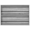 Lehtiteline Harmaa Sonoma 100 x 12 x 70 cm Tekninen puu