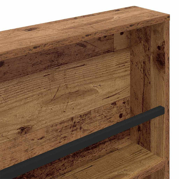 Lehtiteline 2 kpl Vanha puu 100 x 12 x 70 cm Tekninen puu