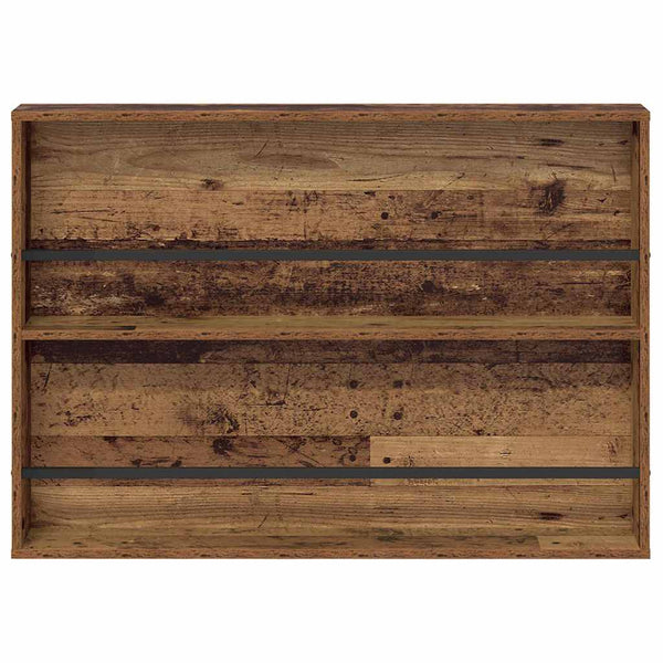 Lehtiteline 2 kpl Vanha puu 100 x 12 x 70 cm Tekninen puu