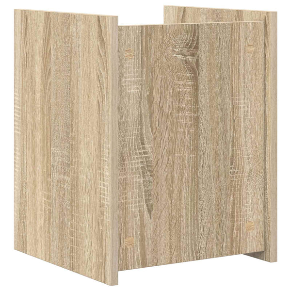 Lehtiteline hyllyllä Sonoman tammi 35 x 35 x 45 cm Tekninen puu