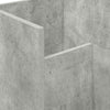 Lehtiteline Betonin harmaa 35 x 35 x 45 cm Tekninen puu