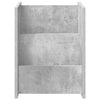 Lehtiteline Betonin harmaa 35 x 35 x 45 cm Tekninen puu