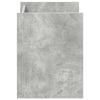 Lehtiteline Betonin harmaa 35 x 35 x 45 cm Tekninen puu