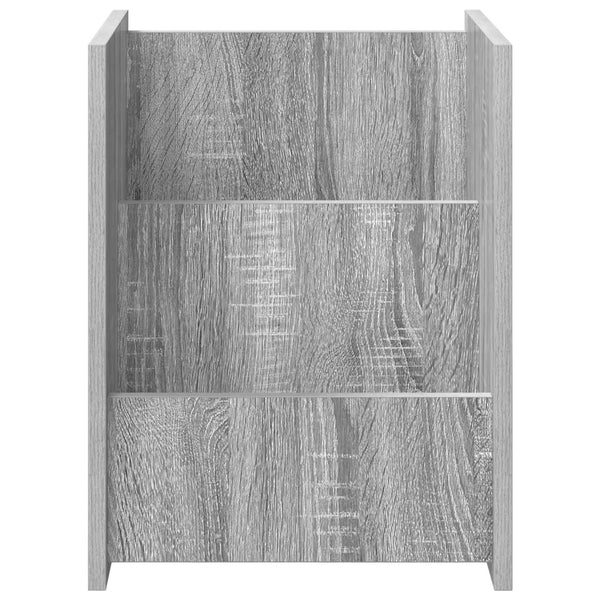 Lehtiteline hyllyllä Harmaa Sonoma 35 x 35 x 45 cm Tekninen puu