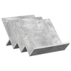 Lehtiteline Betonin harmaa 53 x 40 x 28,5 cm Tekninen puu