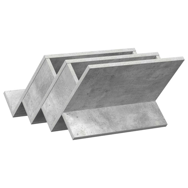 Lehtiteline Betonin harmaa 53 x 40 x 28,5 cm Tekninen puu